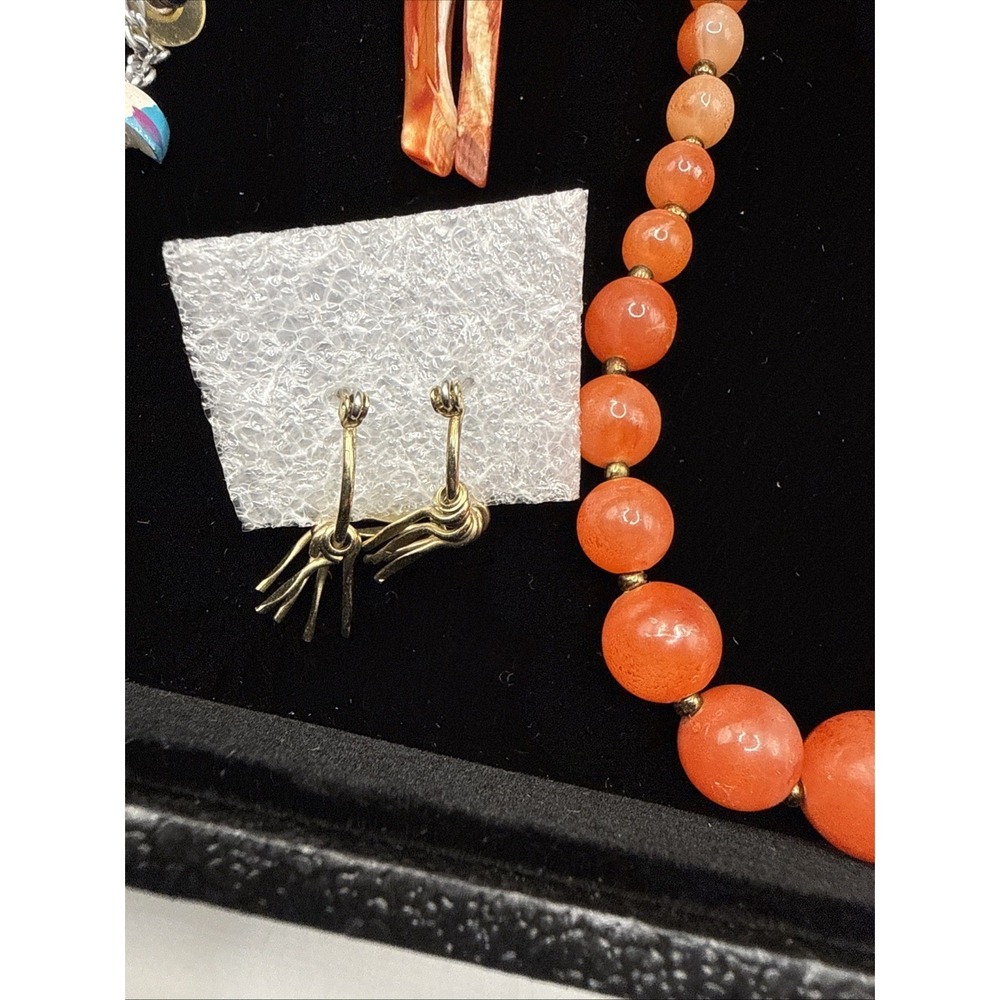 Vintage Lot of 11 Necklaces, Bracelets, Earrings - Picture 9 of 16